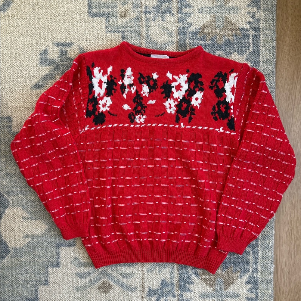 Vintage Red Jantzen Sweater